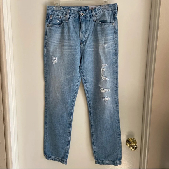 Adriano Goldschmied The Isabelle High Rise Straight Crop Jeans - Picture 2 of 8